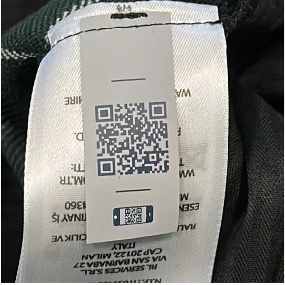 NEW Polo Ralph Lauren Plaid Wool Relaxed Straight Pant size 8 Blackwatch Multi - Picture 9 of 16